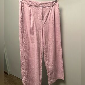 Opened it Wide Leg light pink linen pant